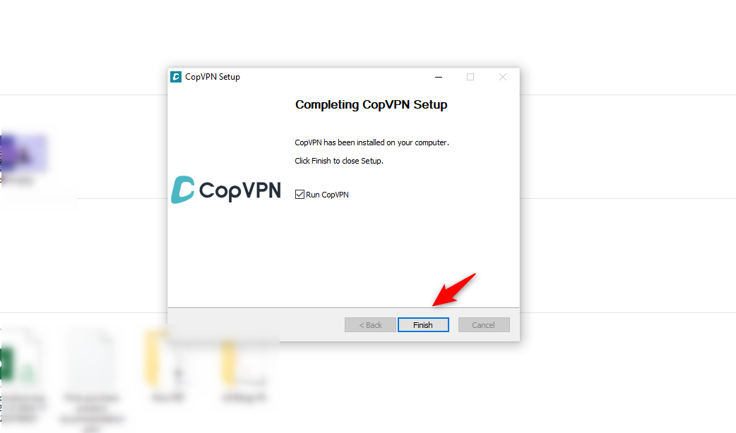 Using VPN credentials